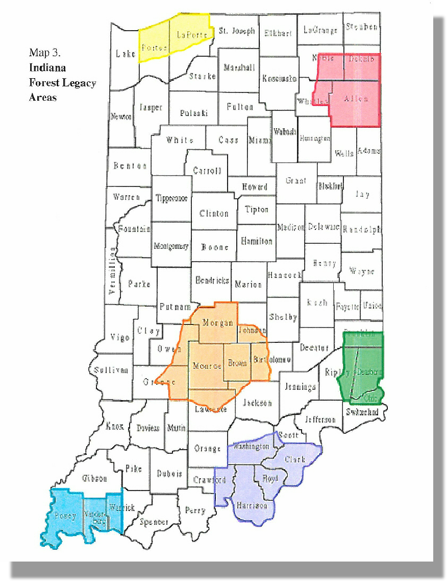 Indiana Forest Legacy Areas